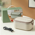 Lunch box lectrique portable Chauffe rapide sans vapeur, branchez et dgustez, idale pour le travail, luniversit ou les chantiers