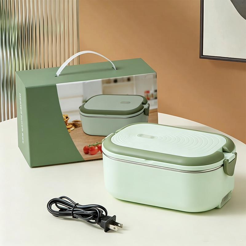 Lunch box lectrique portable Chauffe rapide sans vapeur, branchez et dgustez, idale pour le travail, luniversit ou les chantiers