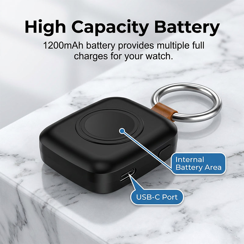 Chargeur portable en porte-cls pour montres connectes
