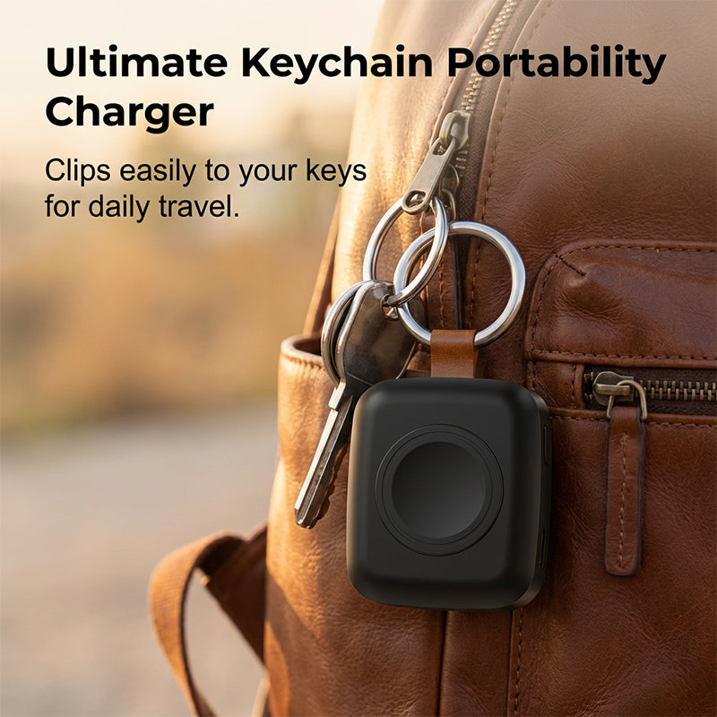Chargeur portable en porte-cls pour montres connectes
