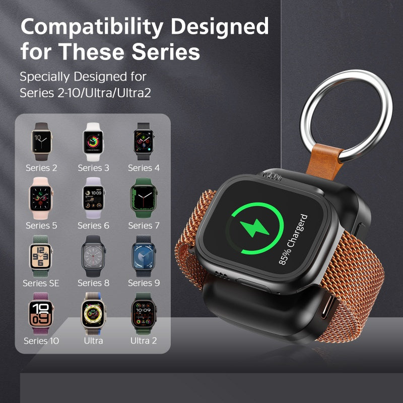 Chargeur portable en porte-cls pour montres connectes