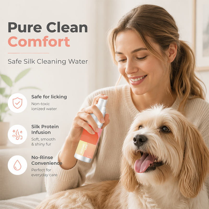 Vaporisateur nettoyant doux l'eau ionise pour animaux de compagnie
