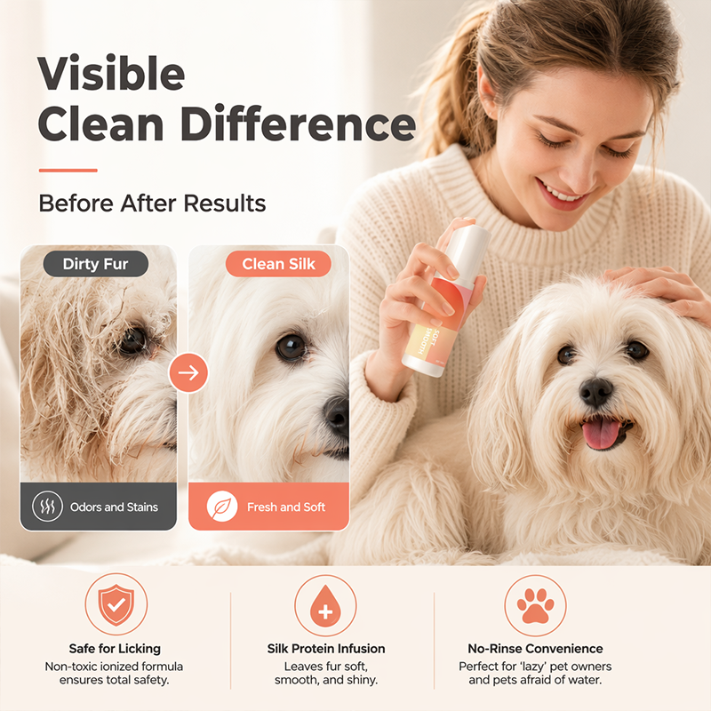 Vaporisateur nettoyant doux l'eau ionise pour animaux de compagnie