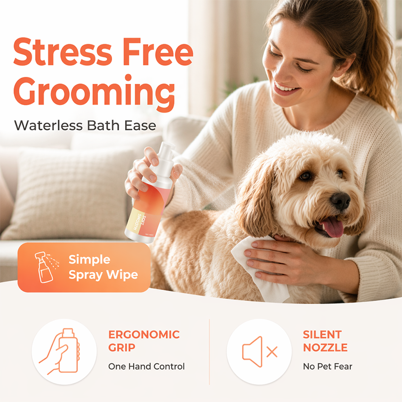 Vaporisateur nettoyant doux l'eau ionise pour animaux de compagnie