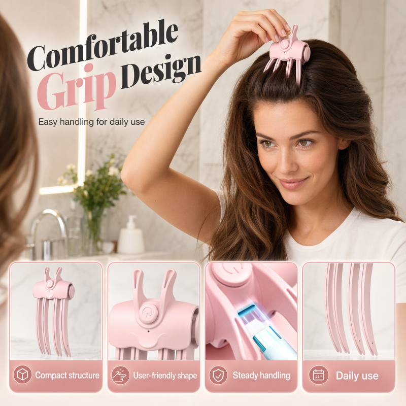 Pince chauffante sans fil pour donner du volume la racine, pour cheveux fins et plats
