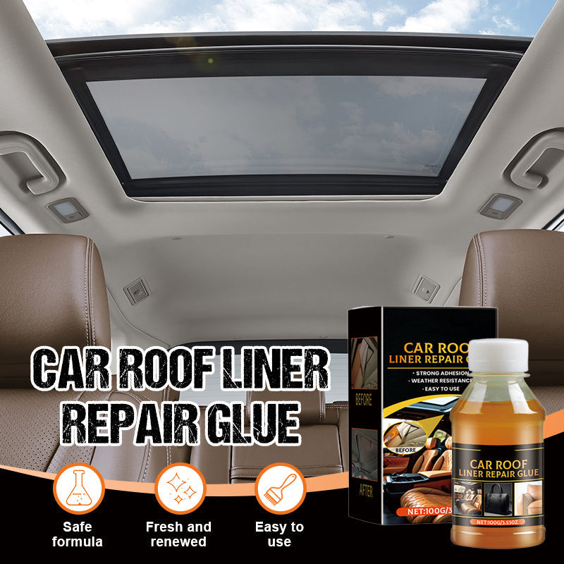Colle de rparation pour garniture de toit de voiture