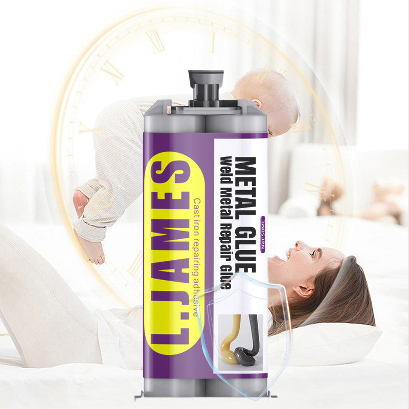 DE RDUCTION Colle de rparation pour mtaux Weld Rpare les pots d'chappement, les tuyaux mtalliques et bien plus encore. Durcit temprature ambiante poncez, percez et peignez aprs durcissement