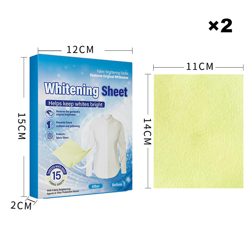 Feuilles blanchissantes pour le linge, pour liminer le jaunissement