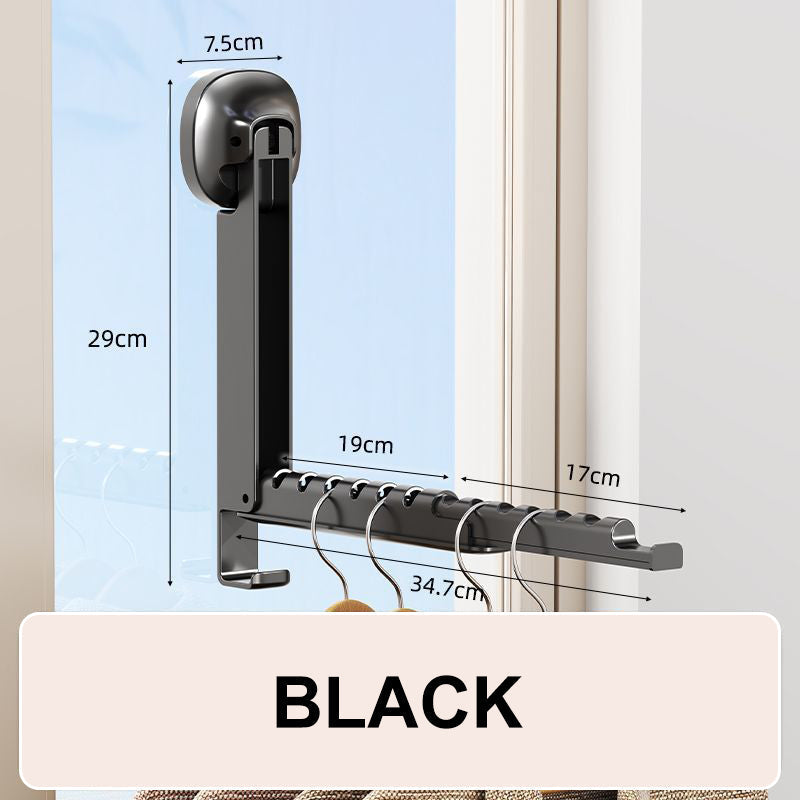 Schoir linge ventouses, rglable et pliable il s'allonge et se replie pour s'adapter tous les espaces