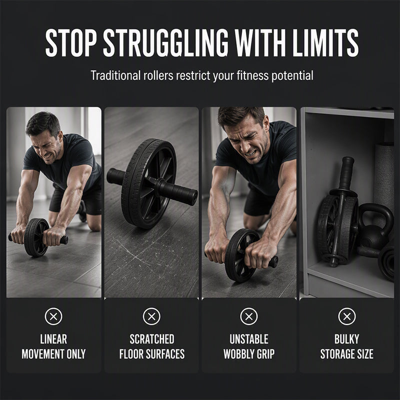 Bauchroller mit Kniepolster Stabilität, Komfort und Stärkung Ideal für effektives Bauchtraining zu Hause.