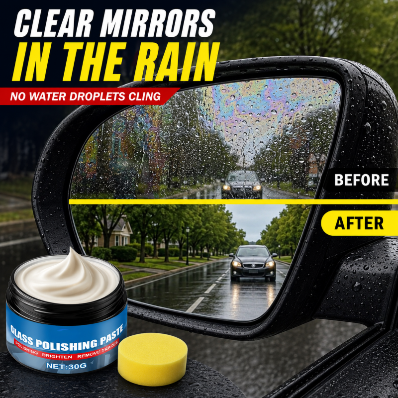 DE RDUCTION Produit pour liminer les traces d'huile sur les vitres de voiture limine les reflets et les traces laisses par les essuie-glaces, repousse la pluie, convient tous les types de vitres ponge incluse