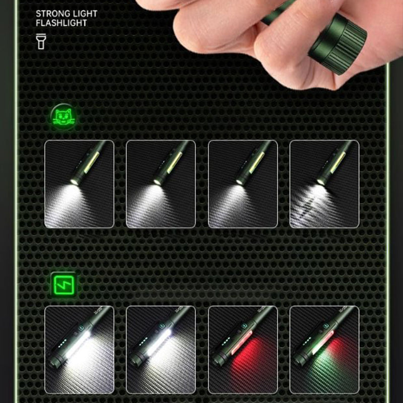 Lampe de travail multifonctionnelle aimant puissant en forme de stylo