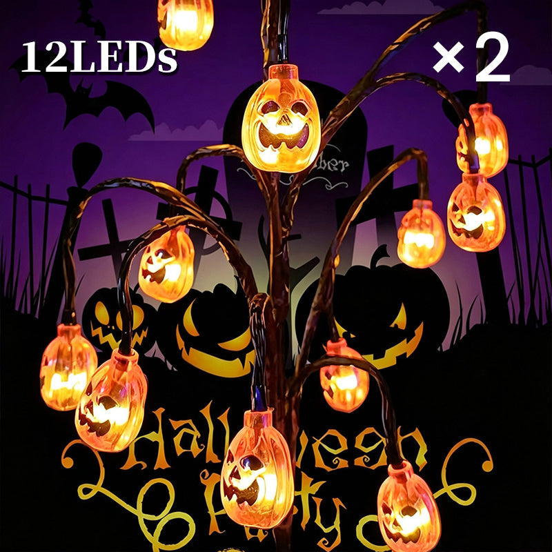 DE RDUCTION Guirlande lumineuse solaire tanche citrouille d'Halloween