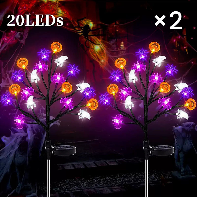 DE RDUCTION Guirlande lumineuse solaire tanche citrouille d'Halloween