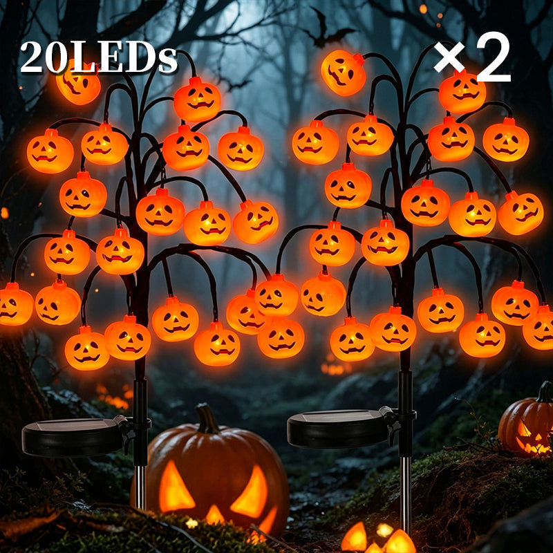 DE RDUCTION Guirlande lumineuse solaire tanche citrouille d'Halloween