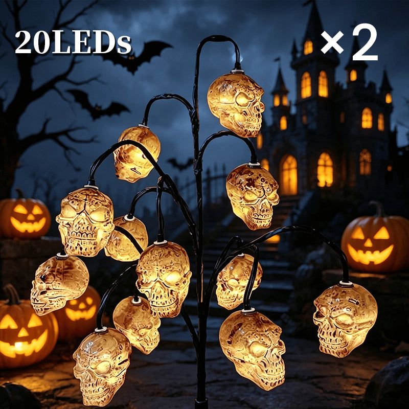 DE RDUCTION Guirlande lumineuse solaire tanche citrouille d'Halloween