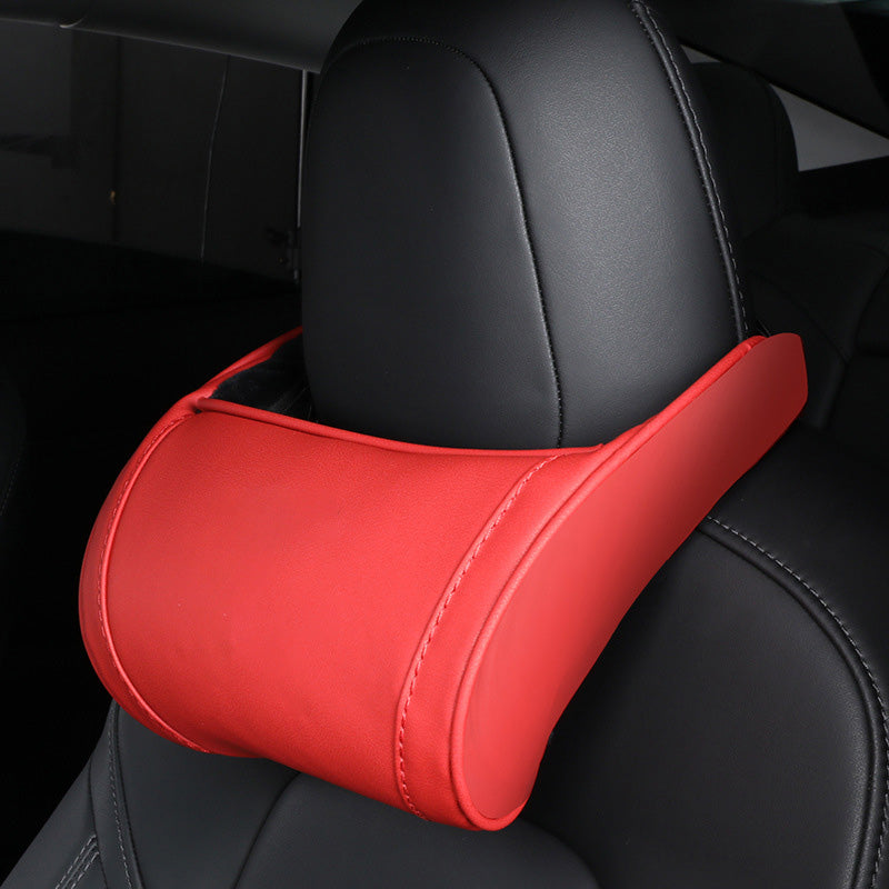DE RDUCTION Ergonomisches Nackenkissen aus Memory-Schaumstoff für Kopfstütze im Auto