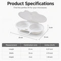 DE RDUCTION POUR UNE DURE LIMITE Cuiseur?ufs pour micro-ondes double compartiment Cuisson rapide sans huile, en PP de qualit alimentaire et polyvalent. Idal pour les matins presss: un petit-djeuner sain en quelques minutes