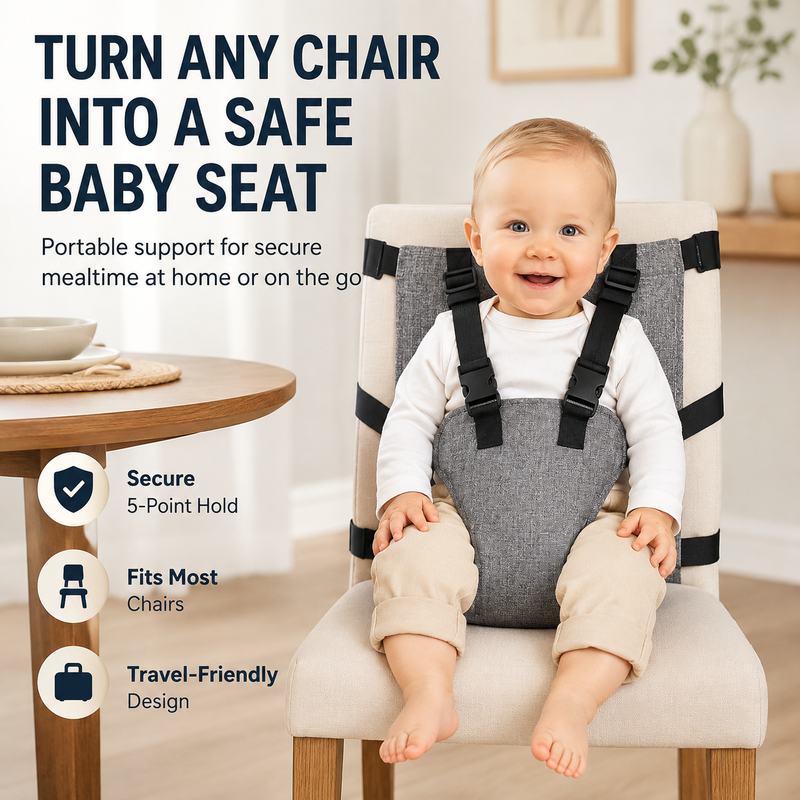 Sangle de scurit pour chaise haute portable pour bb