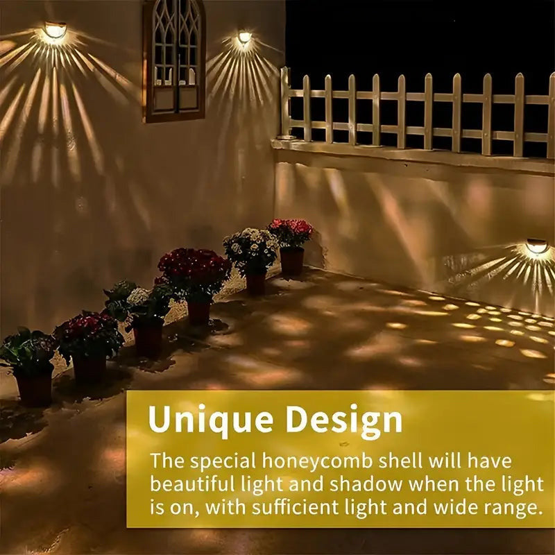 Luminaires solaires dcoratifs et tanches pour cl?tures, destins un usage extrieur
