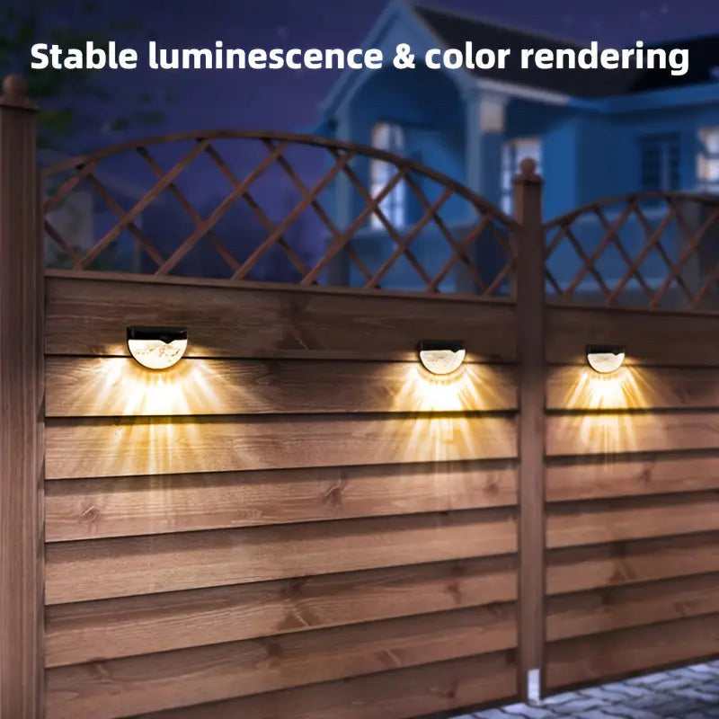Luminaires solaires dcoratifs et tanches pour cl?tures, destins un usage extrieur