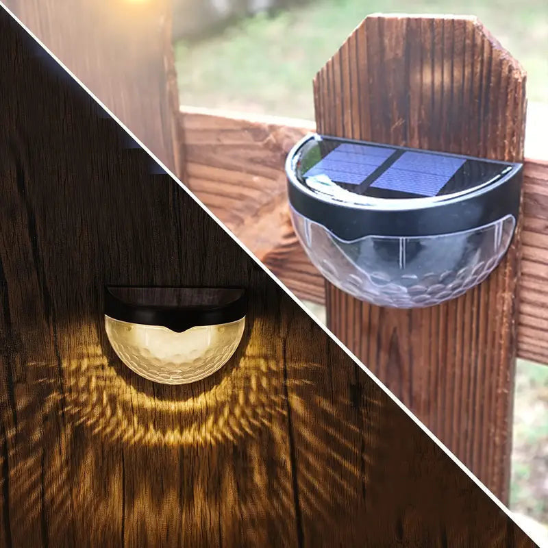 Luminaires solaires dcoratifs et tanches pour cl?tures, destins un usage extrieur