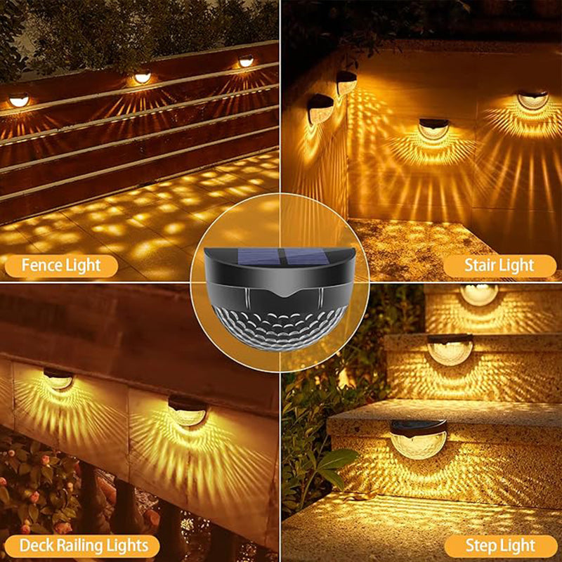 Luminaires solaires dcoratifs et tanches pour cl?tures, destins un usage extrieur