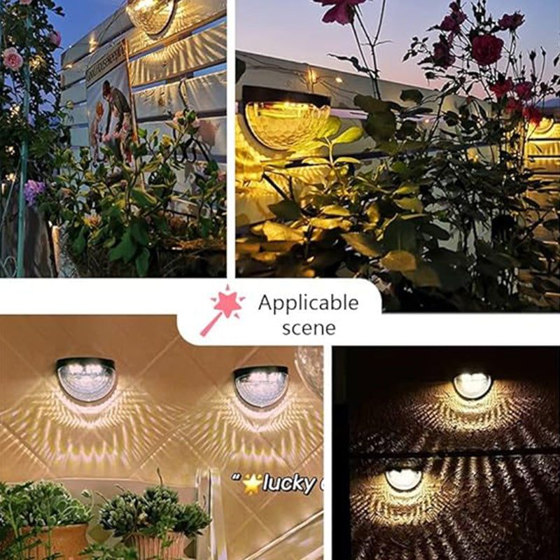 Luminaires solaires dcoratifs et tanches pour cl?tures, destins un usage extrieur