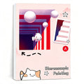 DE RDUCTION! Livre de dessin stroscopique en 3D pour enfants, avec des activits de coloriage et de dcoupage, FRENCH VERSION