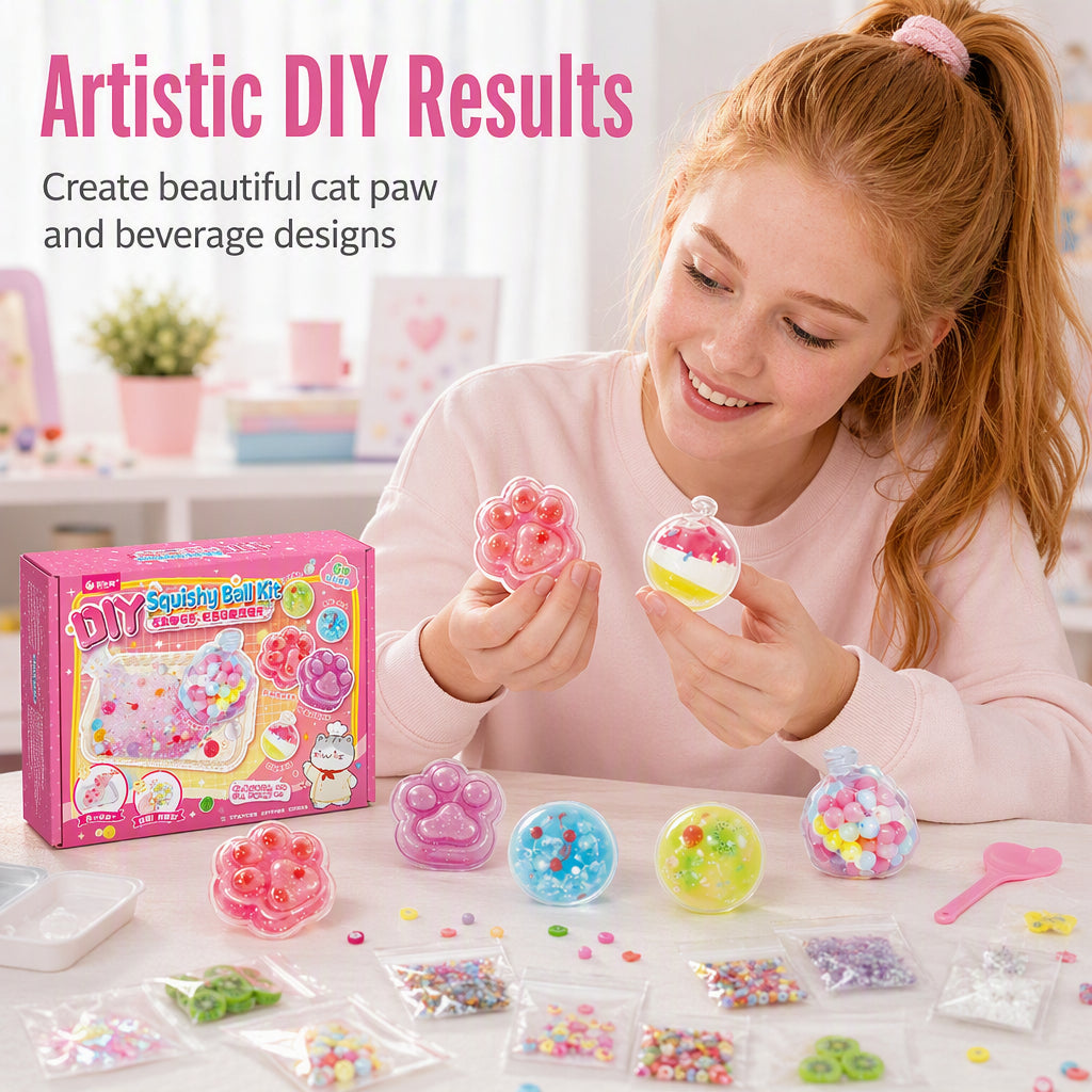 DE REDUZIERUNG DIY Squishy-Set: Verspieltes Antistress-Eis am Stiel