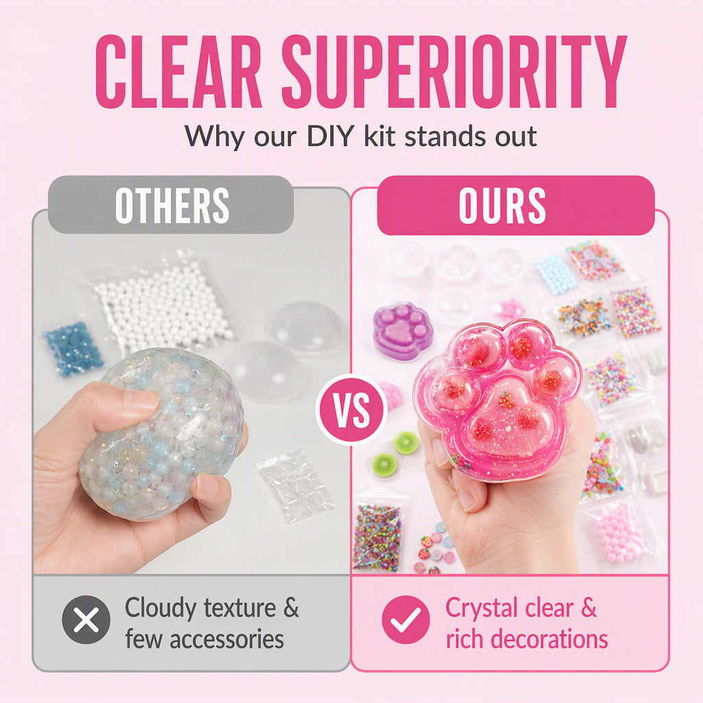 DE REDUZIERUNG DIY Squishy-Set: Verspieltes Antistress-Eis am Stiel