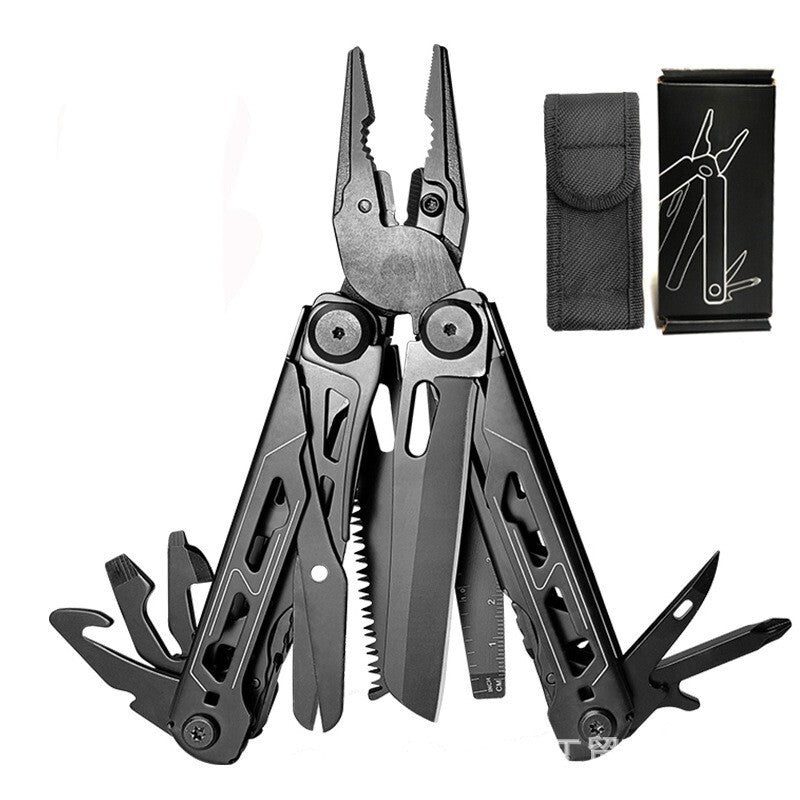 50% RABATT Multifunktionszange, klappbar, tragbar, mit robuster Tasche, kompakt, vielseitig