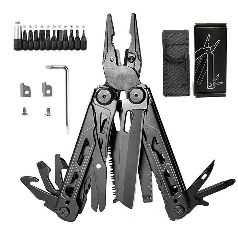 LIMITE 50% DE RDUCTION Pince Multifonction Pliable Portable avec Pochette Robuste, Compacte, Polyvalente