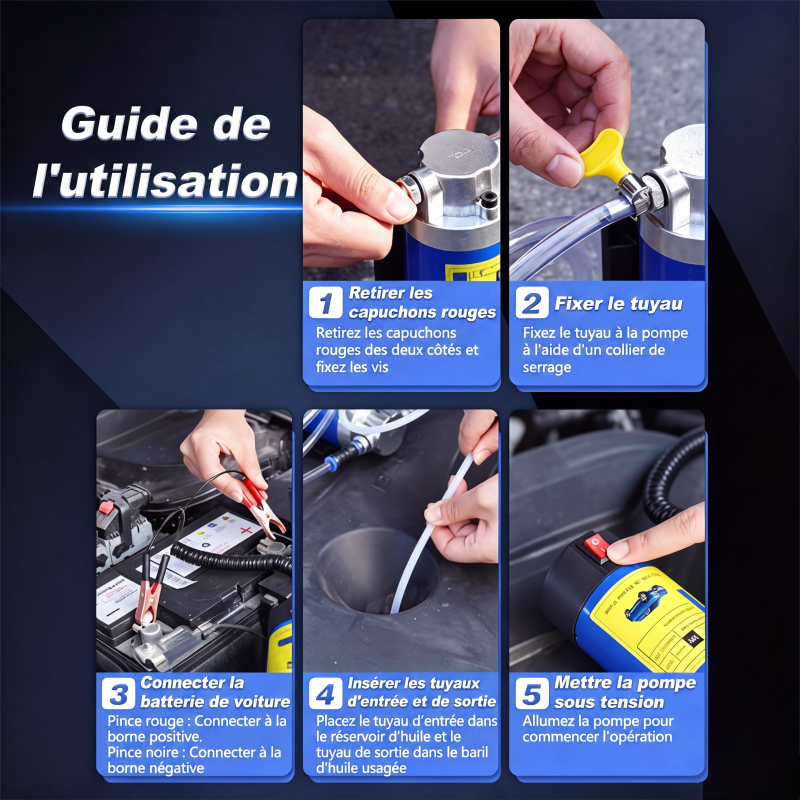 TRAGBARE REDUKTION Motoröl-Transferpumpe