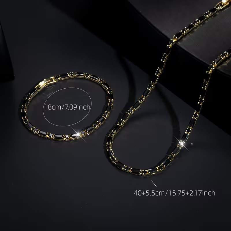 Men's Sparkling Jewelry (Cubic Zirconia Necklaces & Bracelets) — Street Luxe Style