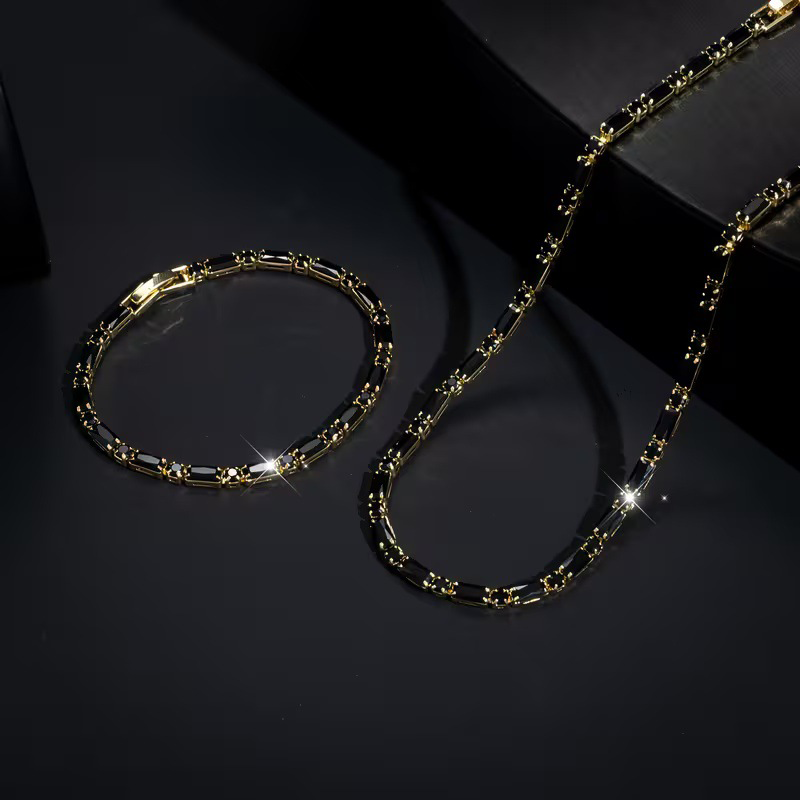 Men's Sparkling Jewelry (Cubic Zirconia Necklaces & Bracelets) — Street Luxe Style