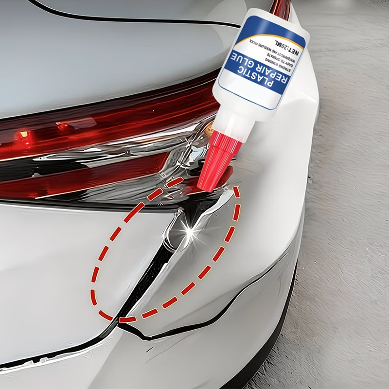 DE RDUCTION Colle polyvalente pour la rparation des pare-chocs de voiture forte adhrence, rsistante l'eau et la chaleur idale pour les pare-chocs, les rtroviseurs et les pices en plastique