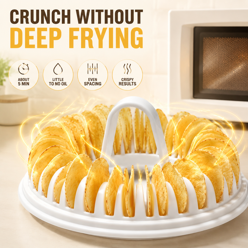 Machine chips de pommes de terre faire soi-mme pour micro-ondes avec ensemble de bols trancher