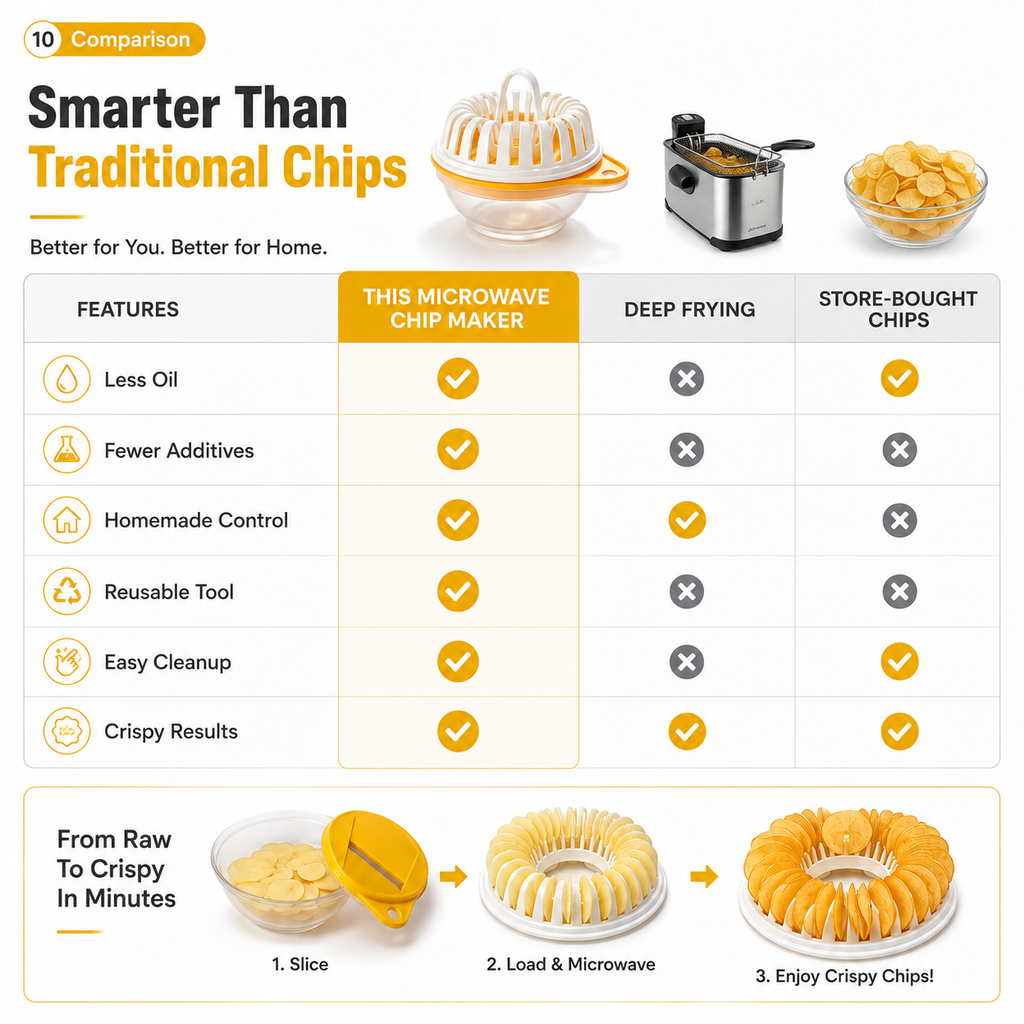 Machine chips de pommes de terre faire soi-mme pour micro-ondes avec ensemble de bols trancher
