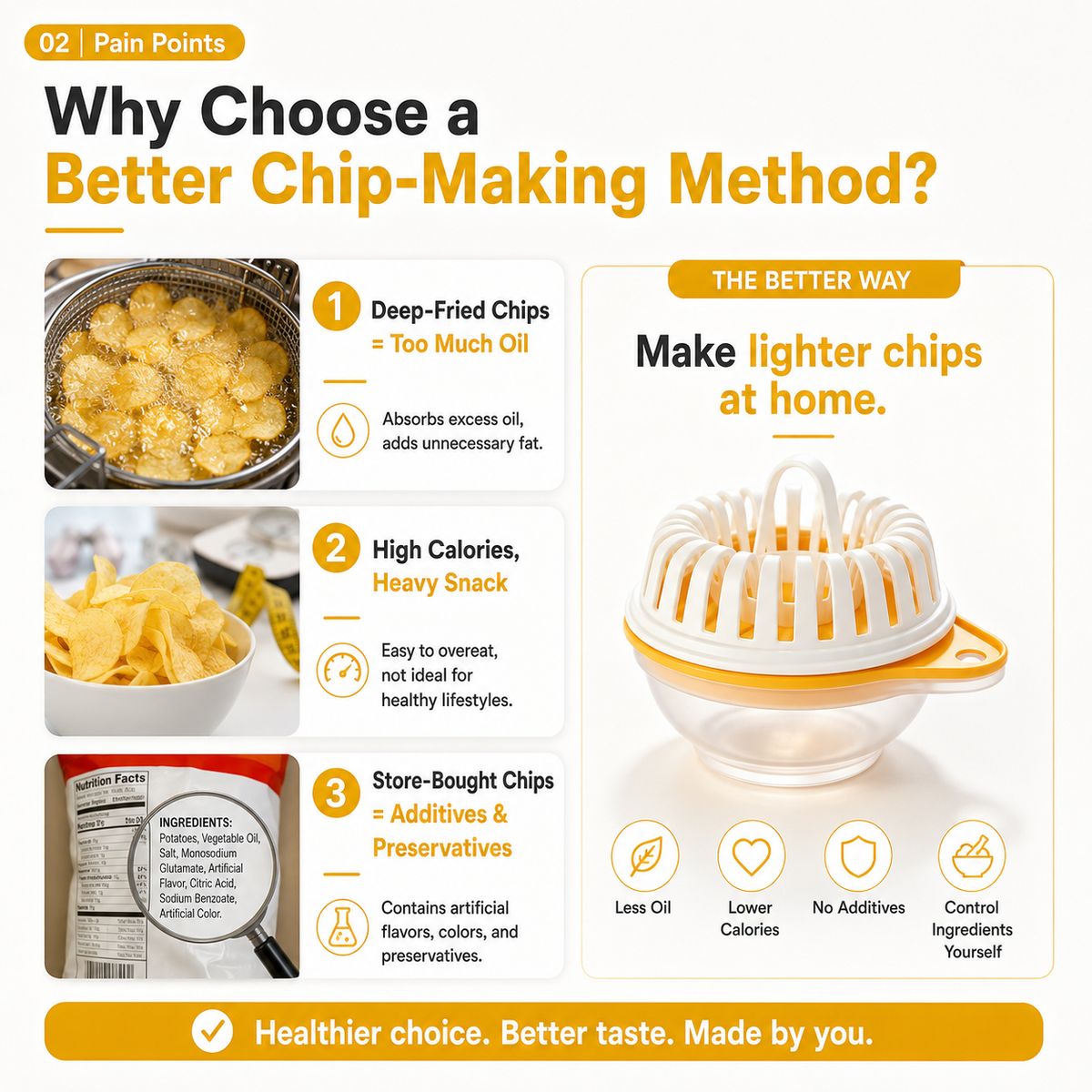 Machine chips de pommes de terre faire soi-mme pour micro-ondes avec ensemble de bols trancher