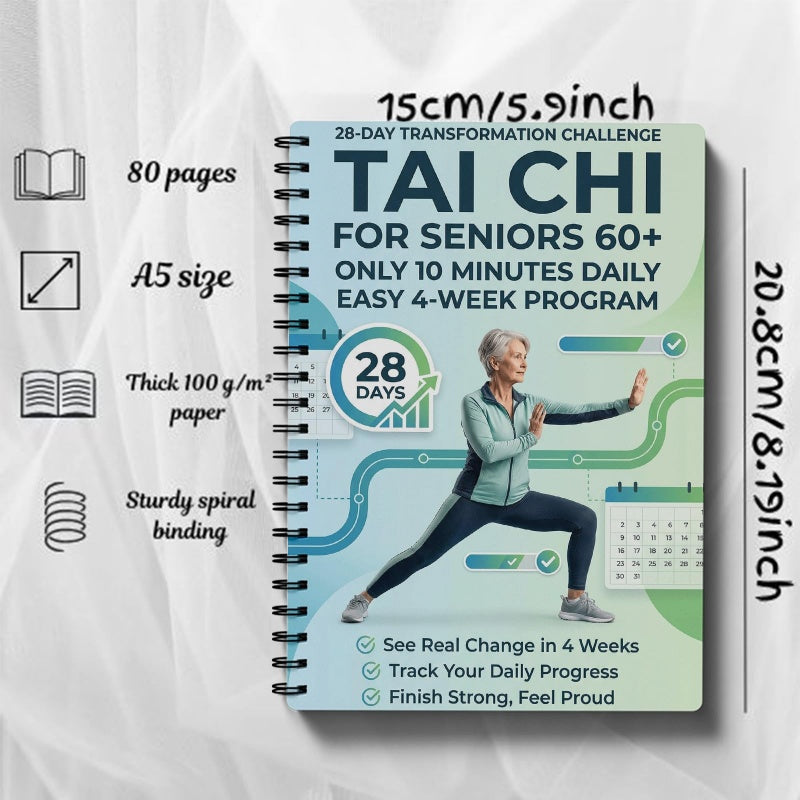 Livre 28 jours de tai-chi Un programme progressif pour dbutants, apaise le stress, amliore lquilibre et le sommeil, la routine bien-tre adopter chez soi