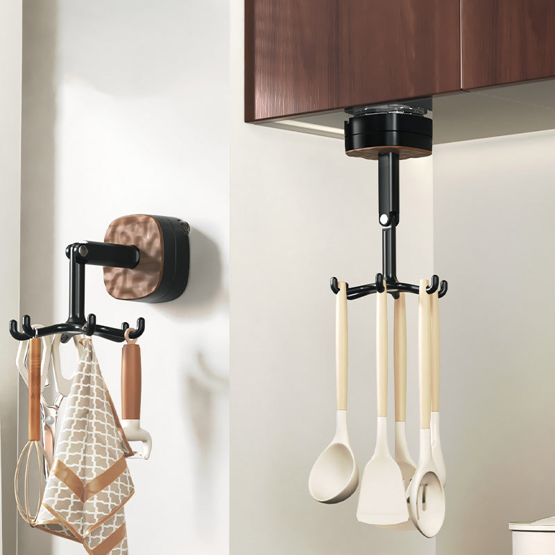 Crochets de cuisine rotatifs 360 pour porte-ustensiles