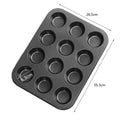 Antihaftbeschichtete Mini-Bundt-Backform mit mehreren Mulden