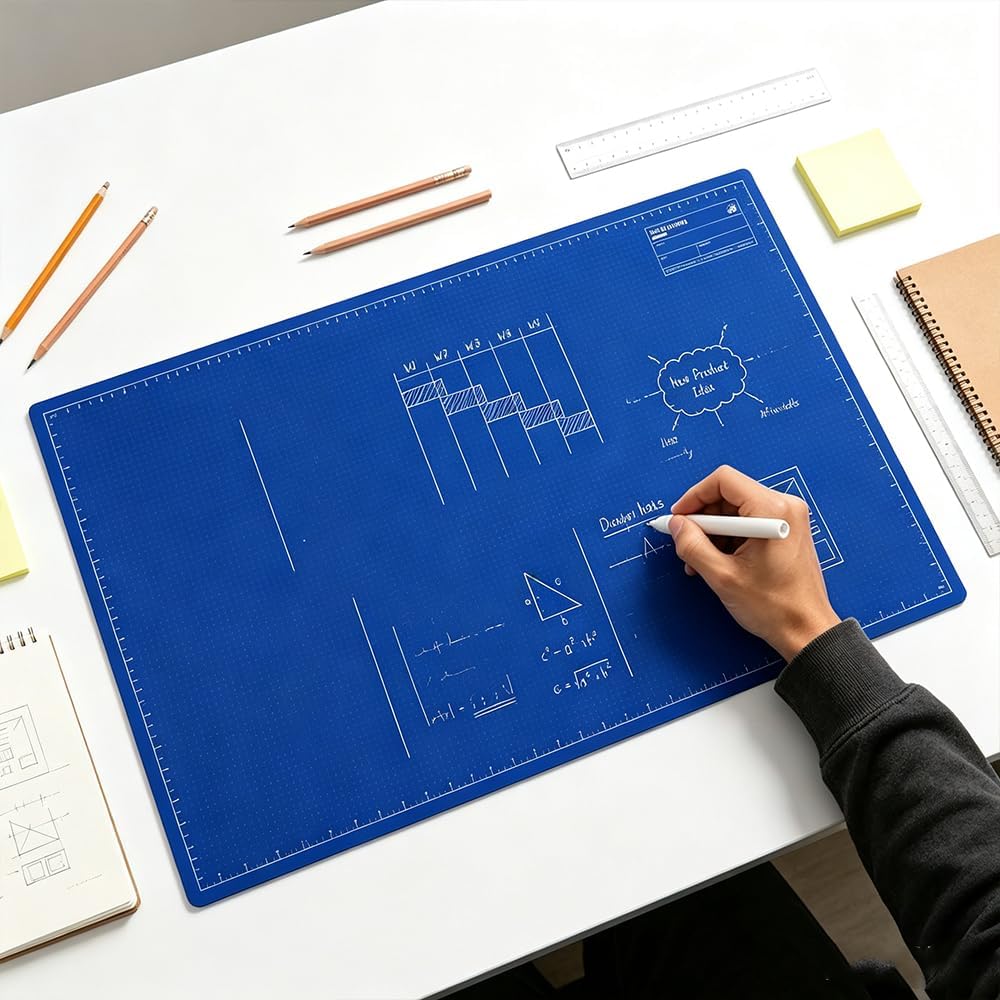 REDUZIERUNG Verwandeln Sie Ihren Schreibtisch in einen kreativen und wiederverwendbaren Arbeitsbereich. Schreiben, zeichnen und organisieren Sie sich, ohne Papier zu verschwenden.