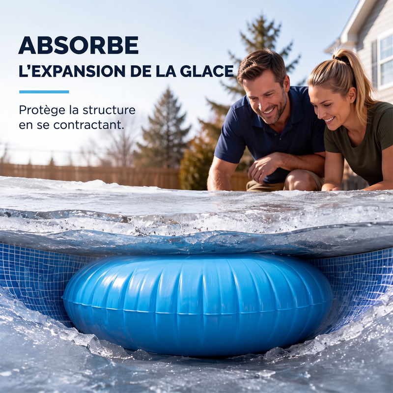 LIMITE 57% DE RDUCTION Coussin d'Air d'Hivernage pour Piscine Anti-Gel, Avec Cordes