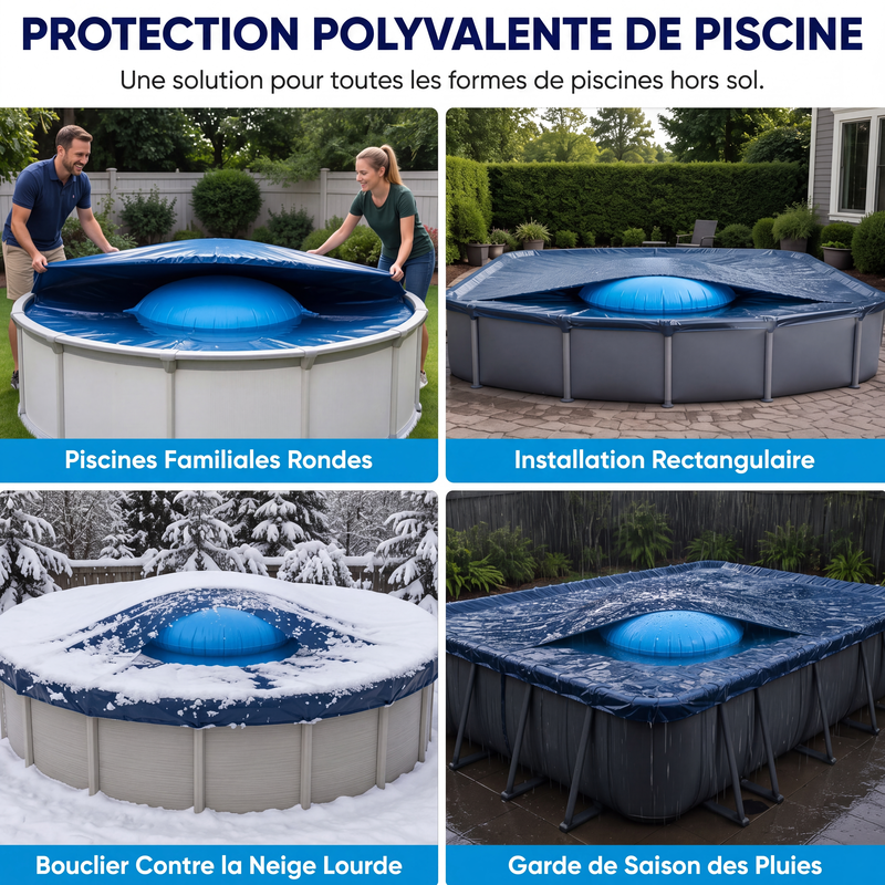 LIMITE 57% DE RDUCTION Coussin d'Air d'Hivernage pour Piscine Anti-Gel, Avec Cordes