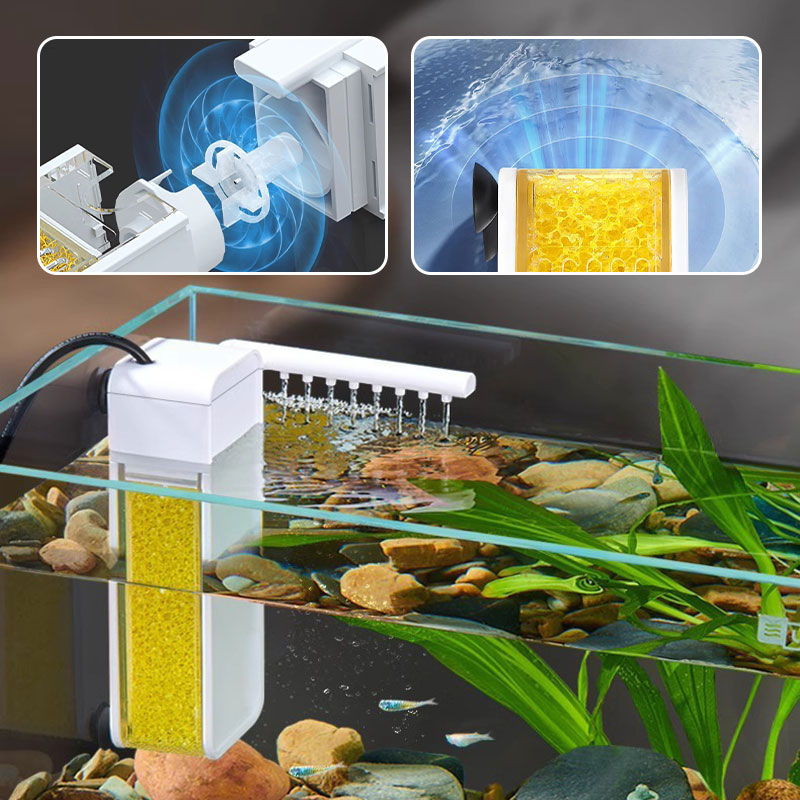 DE RDUCTION Mini filtre multifonctionnel pour petit aquarium