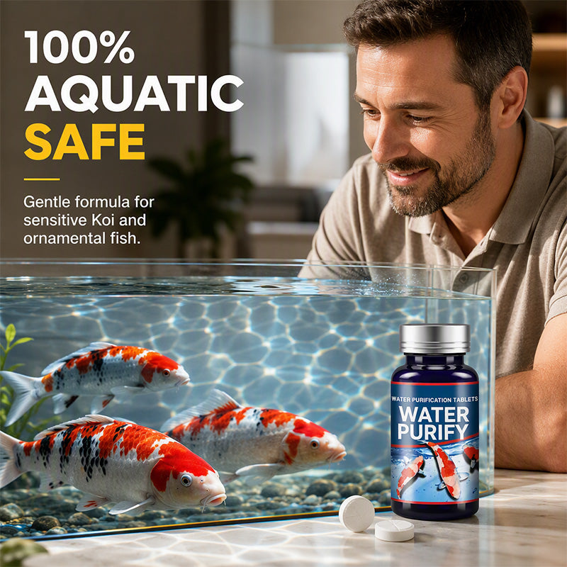Professionelle Tabletten zur Reinigung von Aquarienwasser