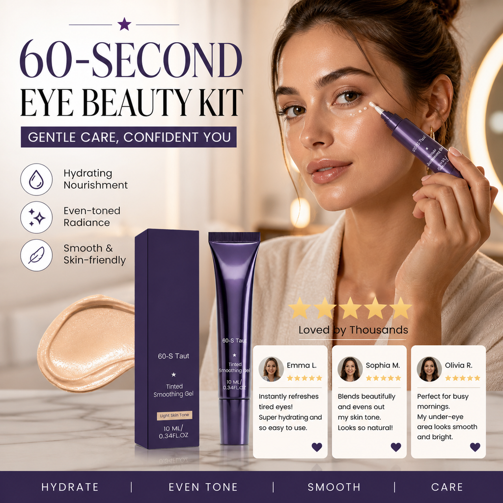 Conomies exceptionnelles - 50 % DE RDUCTION Kit de maquillage pour les yeux 60 secondes Gel teint raffermissant pour les poches et les cernes