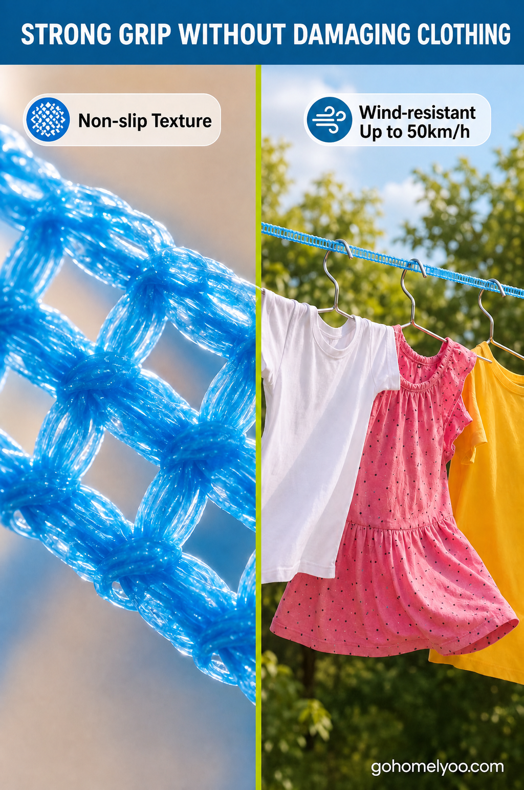 1 achet, 1 offert Linge de linge anti-vent et antidrapant Finis les problmes de linge par temps venteux